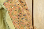 Vintage 1990s Free People Light Embroidered Oversized Jacket