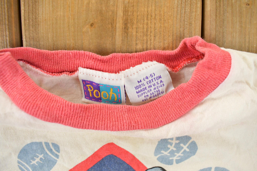 Vintage 1990s Winnie The Pooh Cartoon T-Shirt Toddler Medium