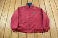 Vintage 1990s LL Bean Fleece Lined Warm Up Jacket
