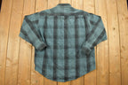 Vintage 1990s Cabela's Plaid Button Up Shirt