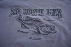 Vintage 1990s Big North Silver Oaks Lake Embroidered Souvenir Travel Crewneck Sweatshirt