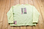 Vintage 1990s Authentic Pigment Bear Theme Crewneck Sweater