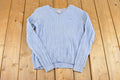Vintage 1990s Izod Knit Crewneck Sweater Womens S  90's Abstract Pattern 3D Knitted Sweatshirt