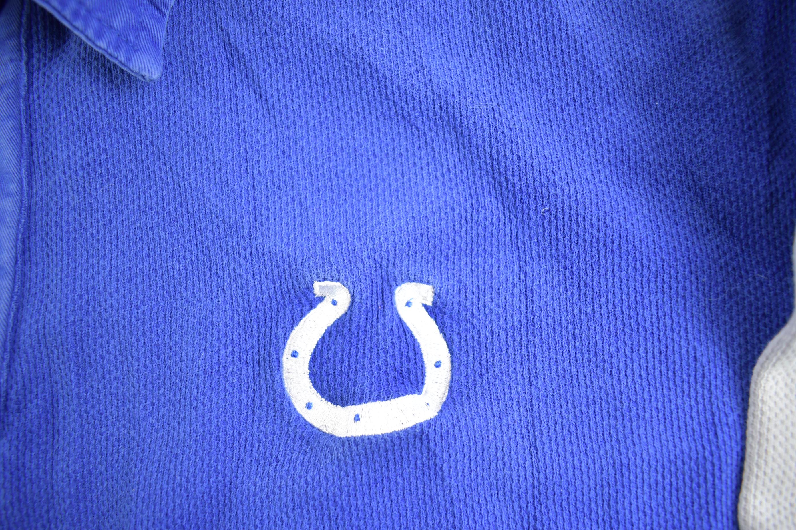 Vintage 1990s Indianapolis Colts NFL Pro Line Starter Zip Up Sweatshirt