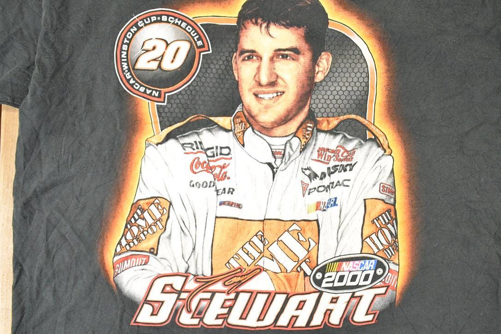Vintage Y2K Ty Stewart Souvenir Nascar Winston Cup Travel T-Shirt Men's XL