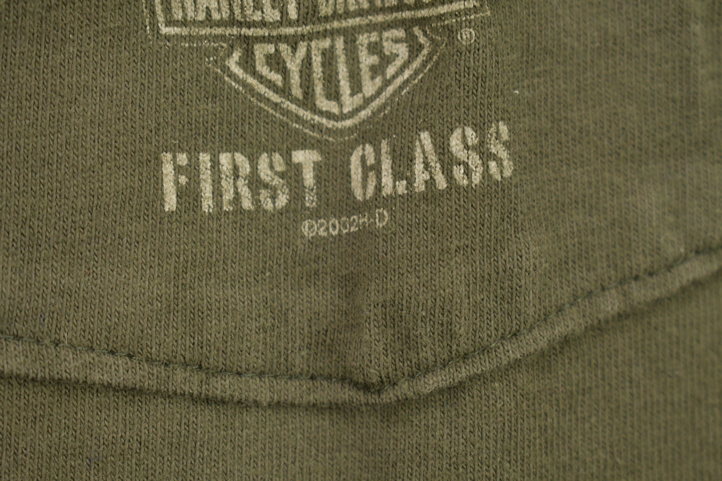 Vintage 2002 Harley Davidson Of St Thomas US Virgin Islands T-Shirt
