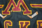 Vintage 1990s Minnesota Hockey University Collegiate Hoodie / Embroidered / NCAA Sweatshirt / Sportswear / Americana