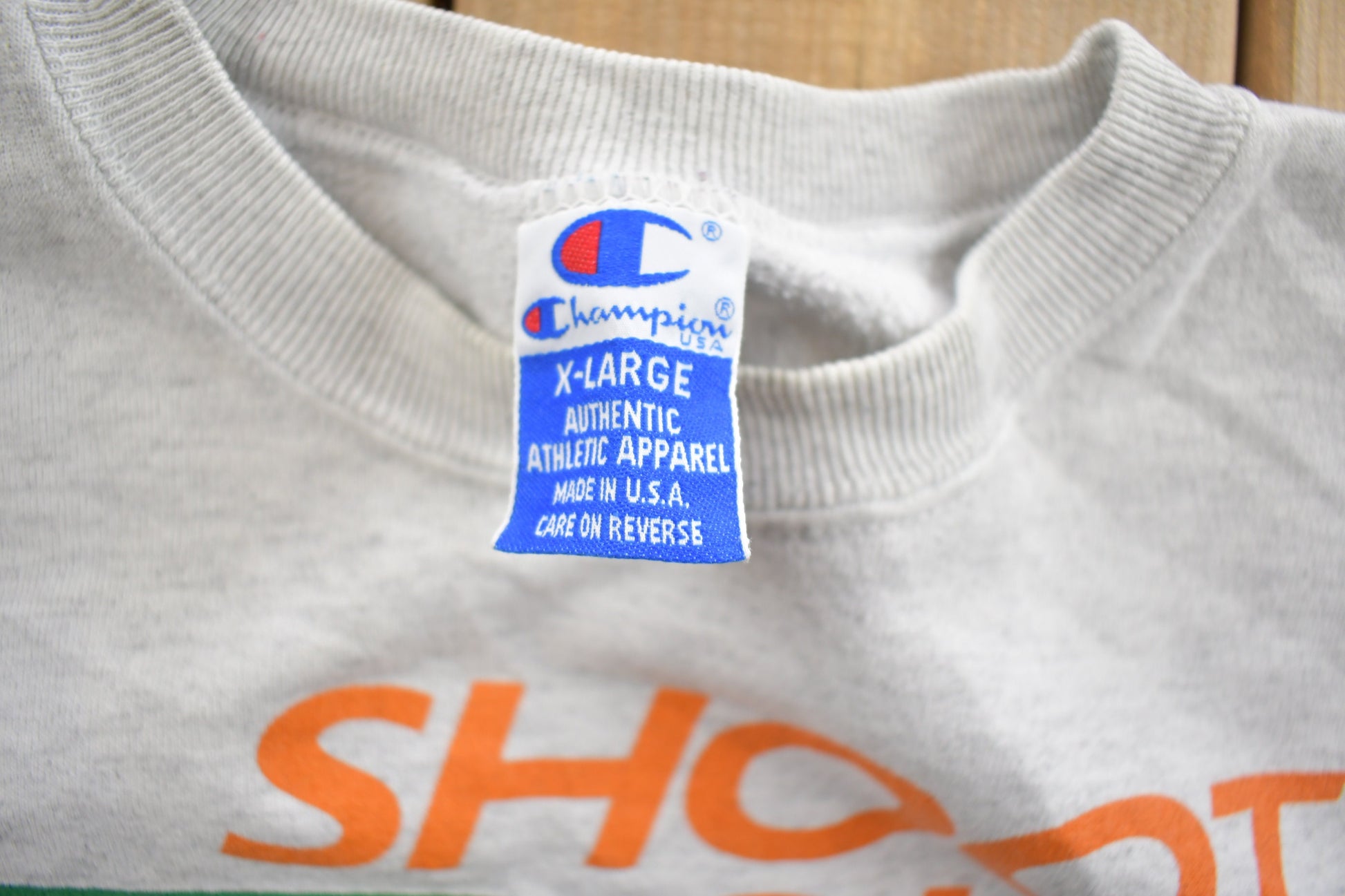 Vintage 1990s 7up Shoot Out Champion Crewneck Sweatshirt Made In USA