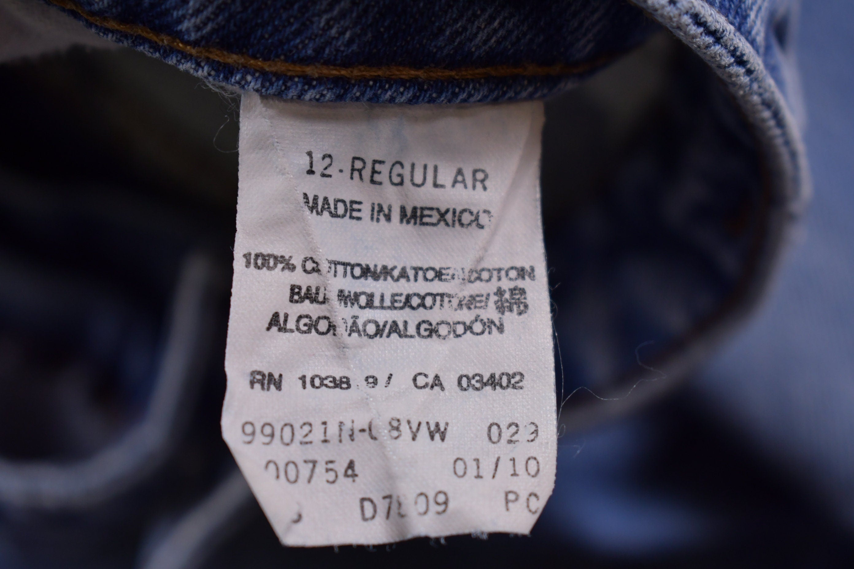 Vintage 1990's Harley Davidson Blue Jeans 34 x 32