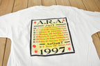 Vintage 1997 Deadstock The Tragically Hip Another Roadside Attraction Graphic Single Stitch Band Tee Made in Canada