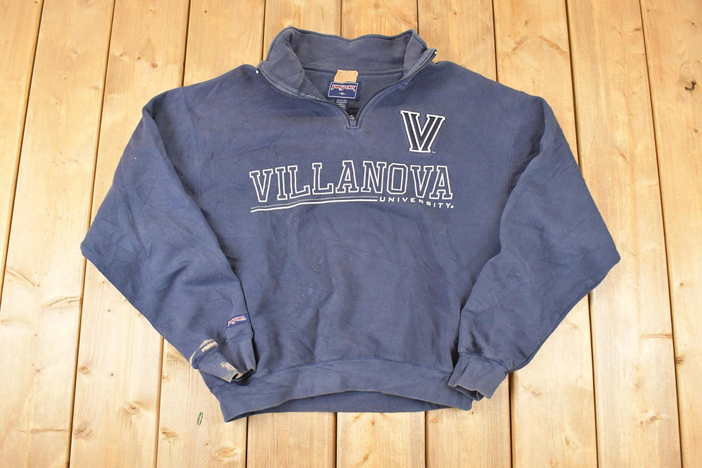 Vintage 1990s Jansport Vilanova Quarter Zip University Sweater Men's L