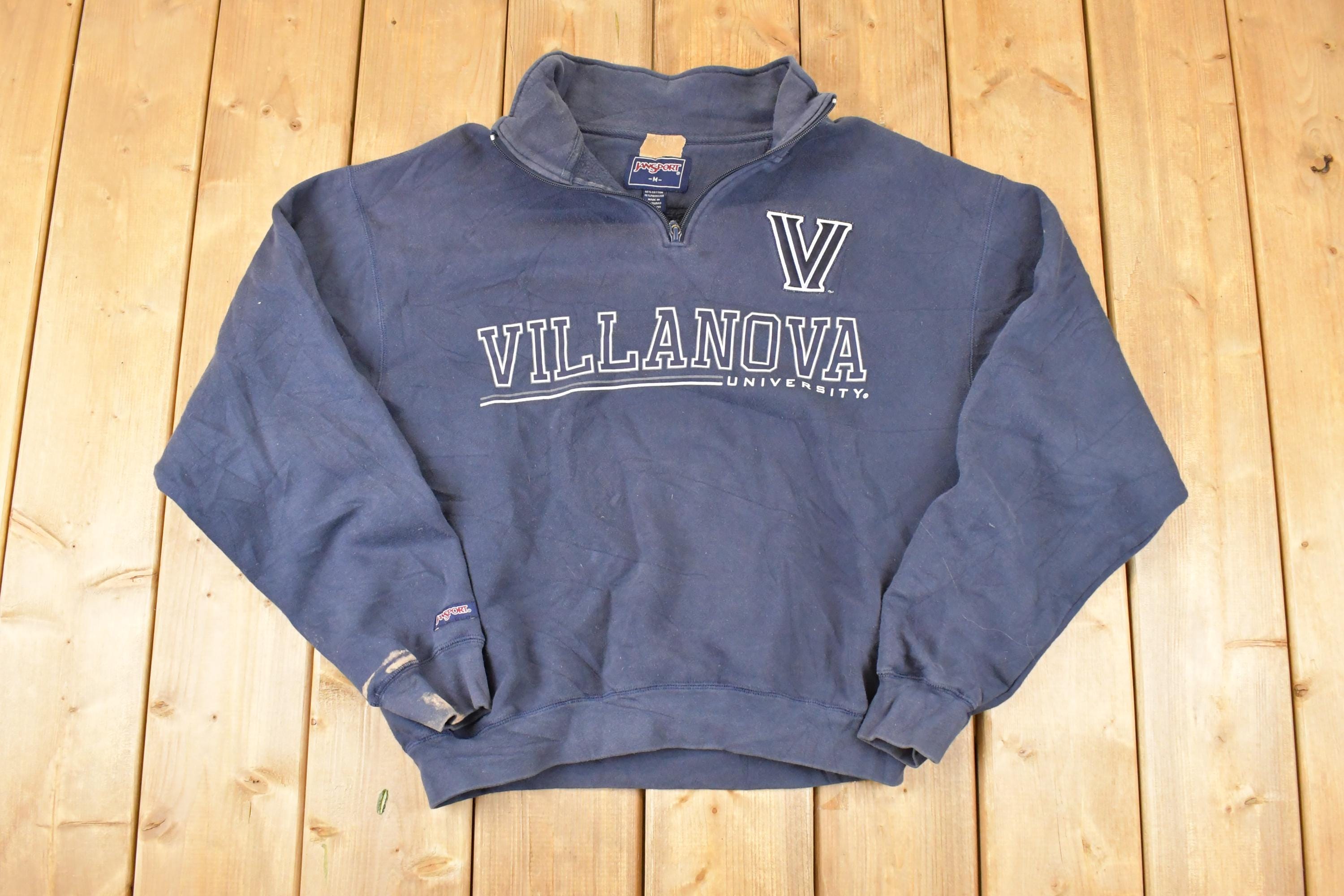 Vintage 1990s Jansport Vilanova Quarter Zip University Sweater Men's L
