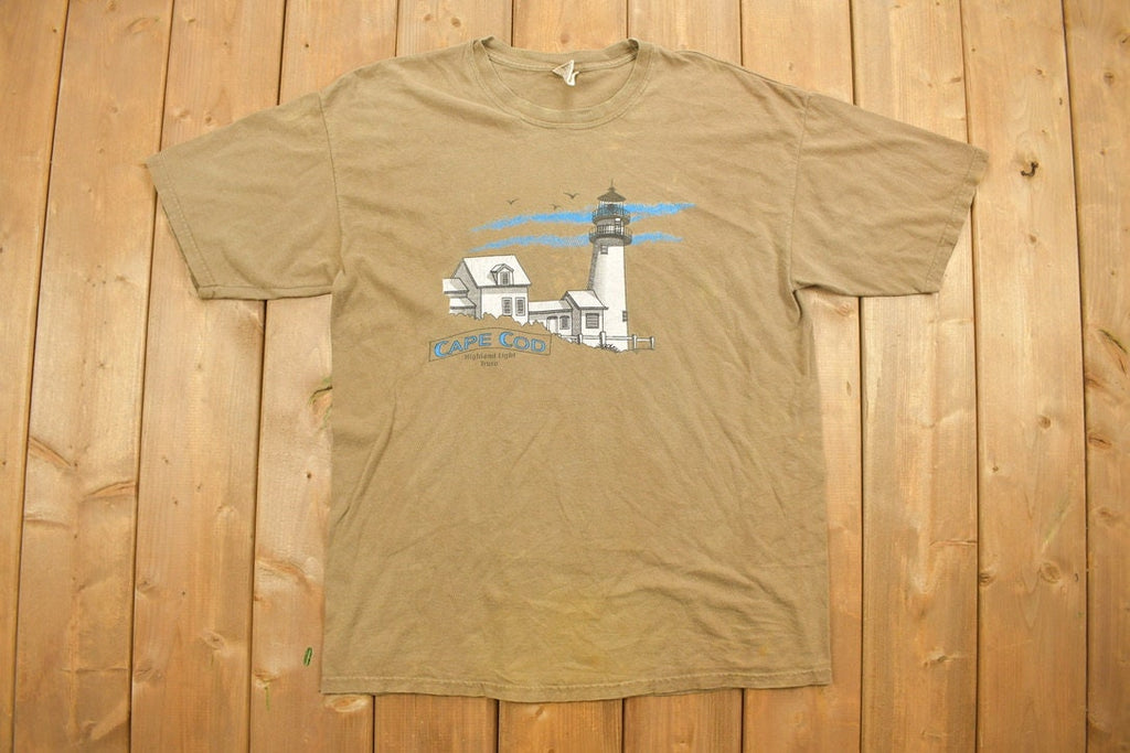 Vintage 1990s Cape Cod Lighthouse Souvenir T Shirt