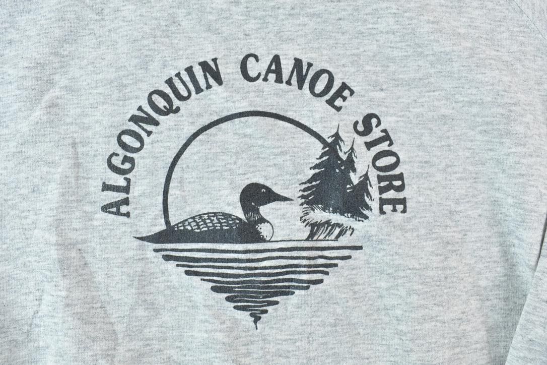 Vintage 1990s Algonquin Canoe Store Souvenir Loon Crewneck Sweatshirt