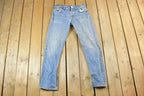 Vintage 1990s Levi Strauss 501 Red Tab Denim Jeans Size 34