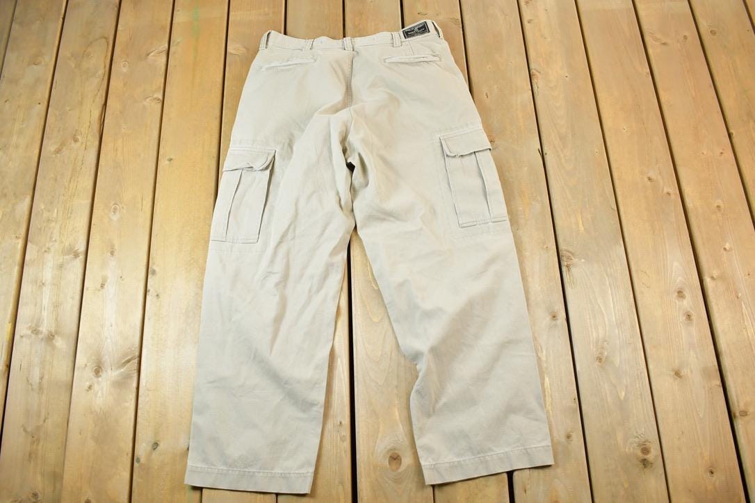 Vintage 1990s Ralph Lauren Polo Sport Sportsman Corduroy Cargo Pants
