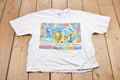 Vintage 1990s Overseas Adventure Travel Graphic T-Shirt