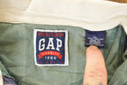 Vintage 1990s Gap Varsity Quarter Button Rugby Shirt Mens L