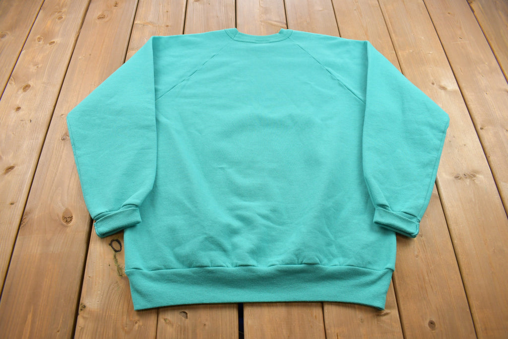 Vintage 1980s Penman's Moosonee Ontario Raglan Crewneck Sweatshirt