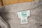 Vintage 1980s IZOD Lacoste Knit Cardigan Sweater