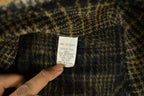 Vintage 1990s Plaid Full Zip Vest Jacket Women's Medium