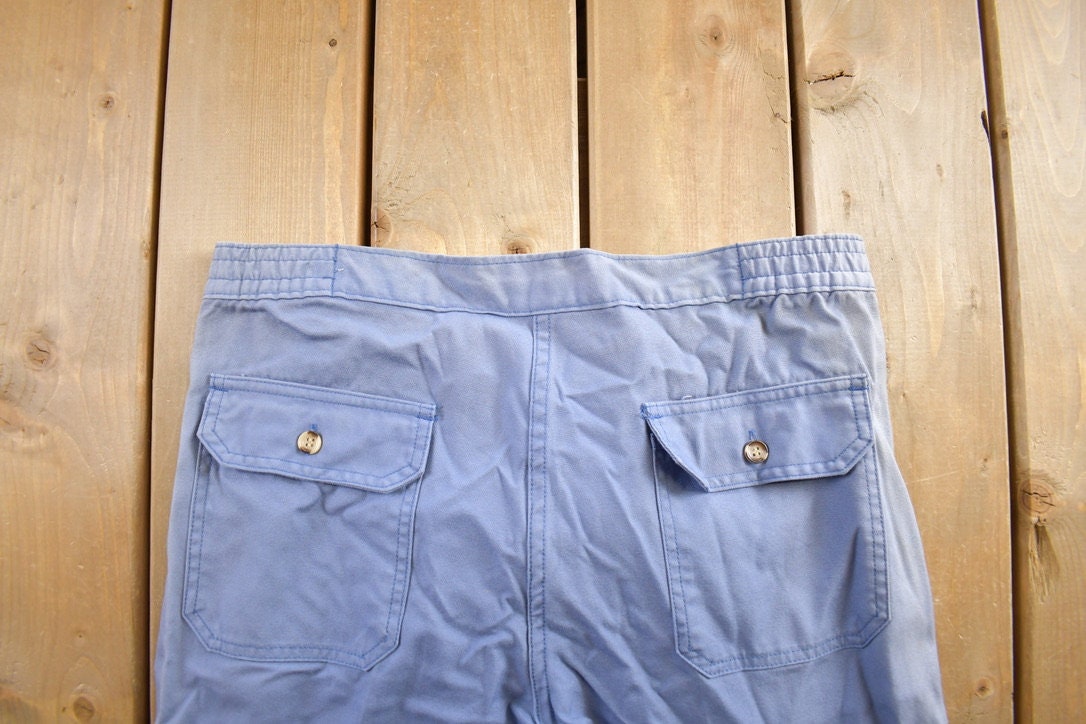 Vintage 1970s Woolrich Blue Trousers Size