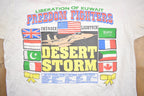 Vintage 1990s Freedom Fighters Desert Storm T Shirt