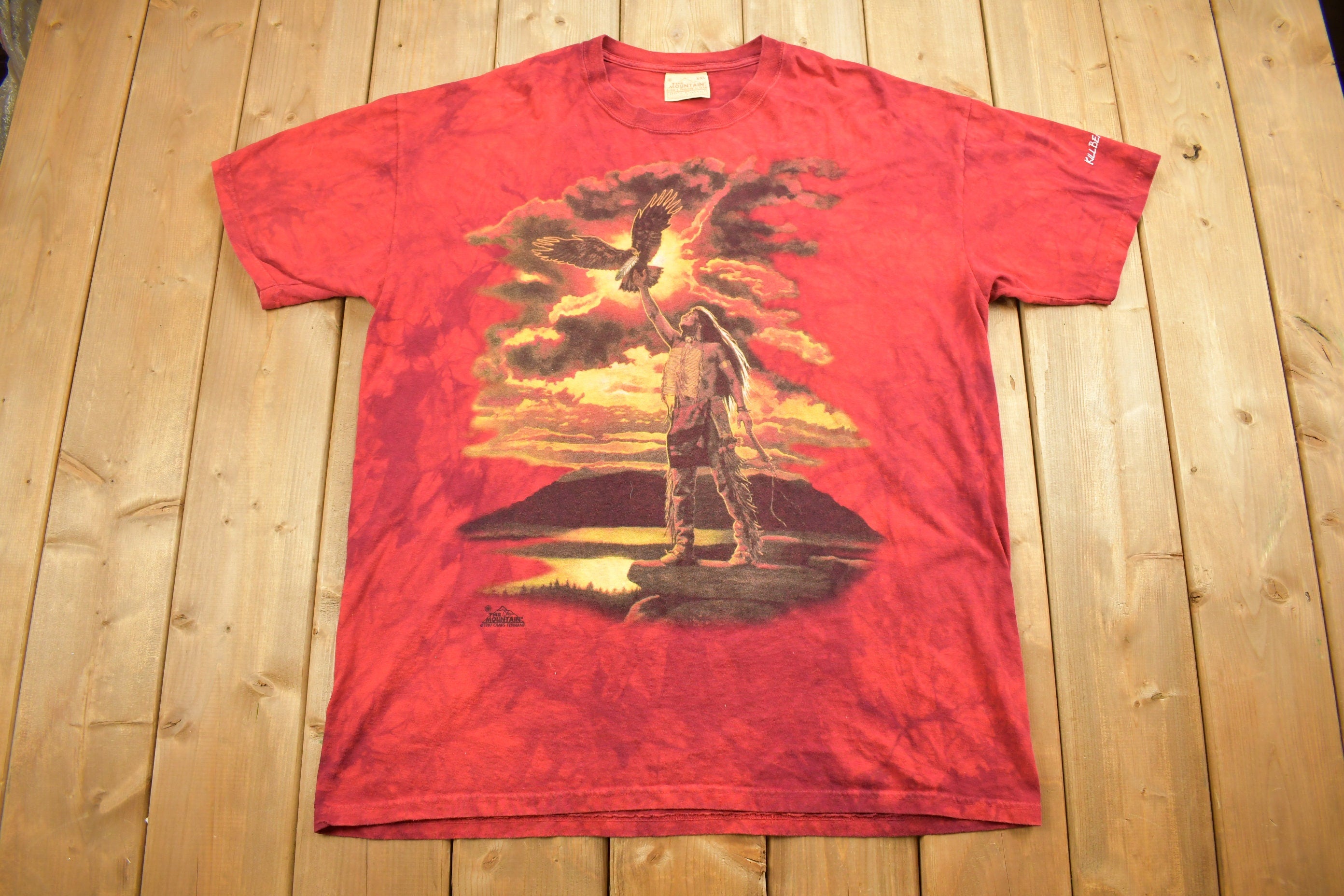 Vintage 1990's Native American Eagle Graphic T-Shirt