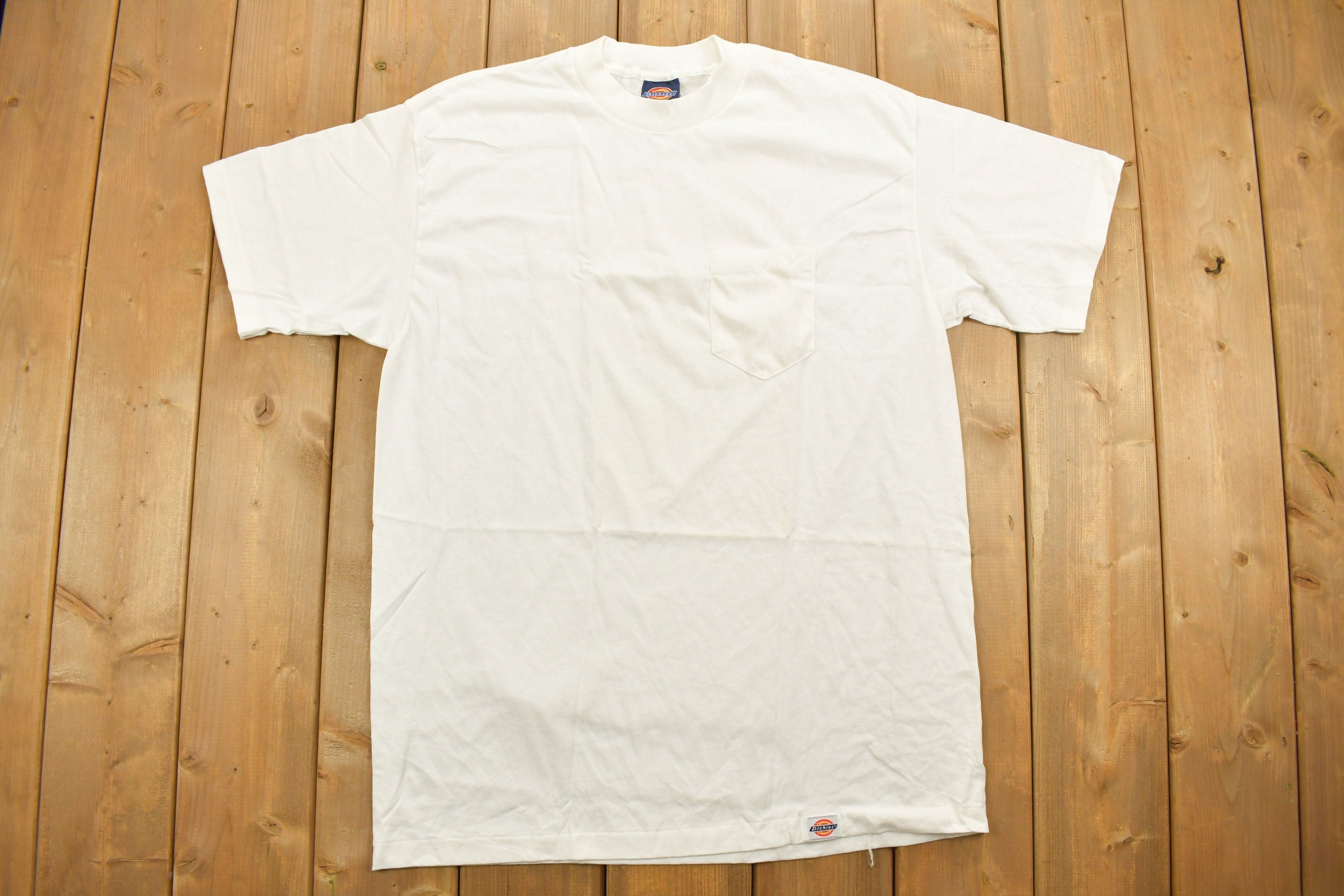 Vintage 1990s Dickies Blank Pocket T Shirt