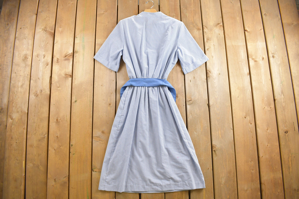 Vintage 1960s Searsucker Dress