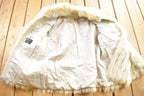 Vintage 1970s London Label Silver Fox Fur Coat