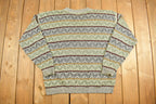 Vintage 1990 Jantzen Knit Abstract Sweater