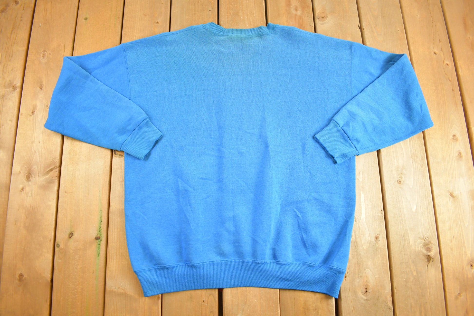 Vintage 1990s Blank Blue Crewneck Sweatshirt