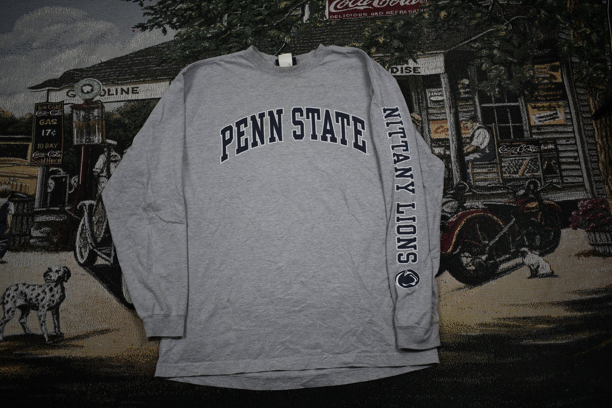 Vintage 1990s Penn State University Nittany Lions Long Sleeve T Shirt / NCAA T Shirt / Sportswear / Penn State / Jansport