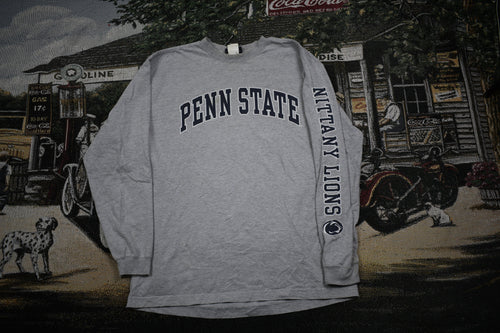 Vintage 1990s Penn State University Nittany Lions Long Sleeve T Shirt / NCAA T Shirt / Sportswear / Penn State / Jansport