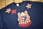 Vintage 1990s Embroidered Angel Crewneck Sweatshirt