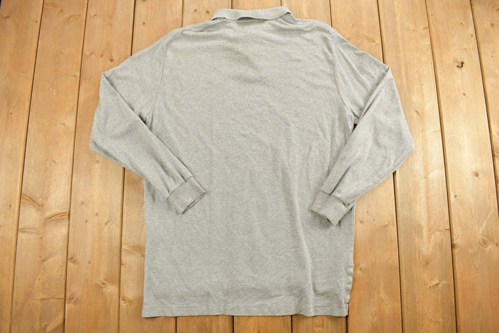 Vintage 1990s Grey Polo By Ralph Lauren