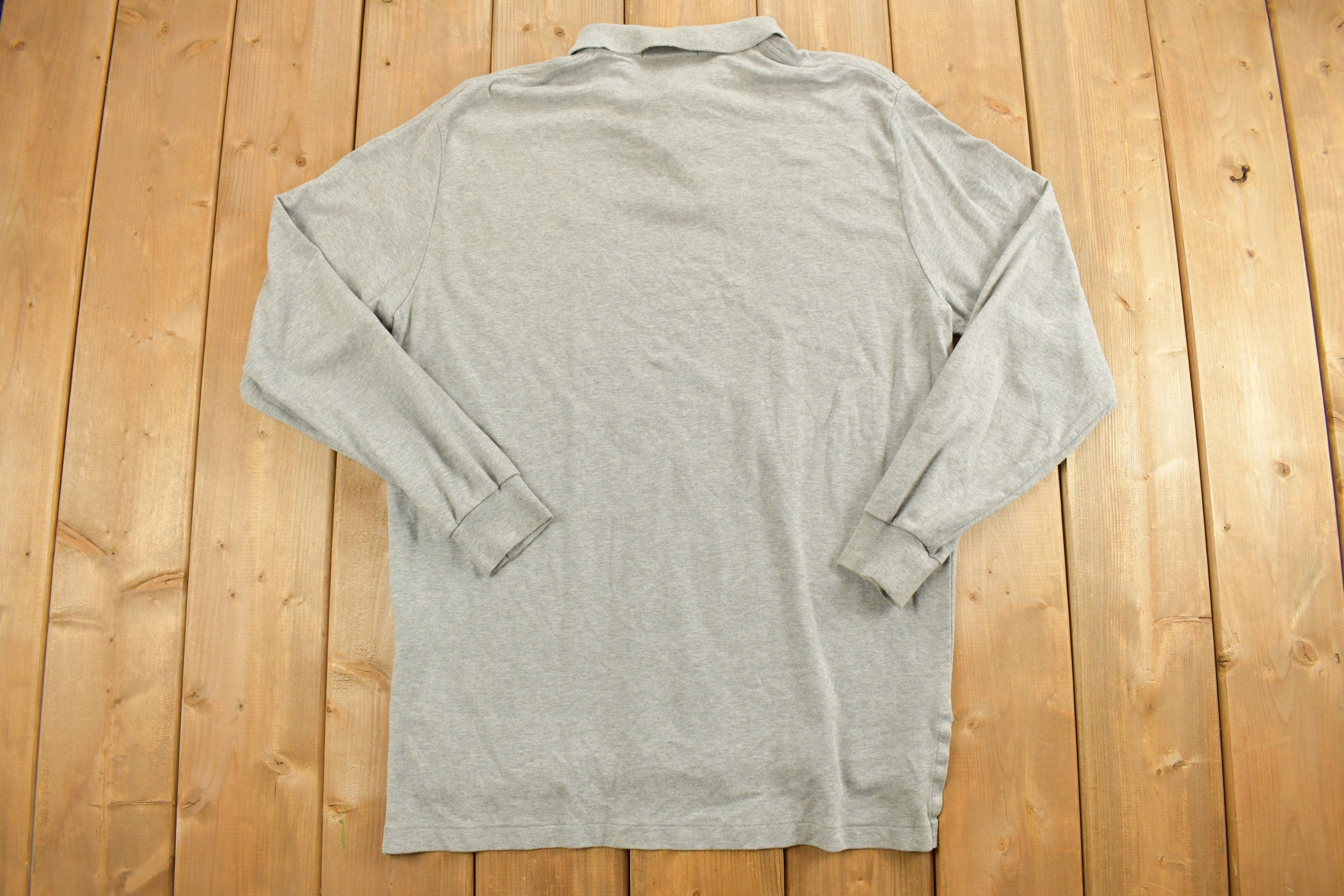 Vintage 1990s Grey Polo By Ralph Lauren