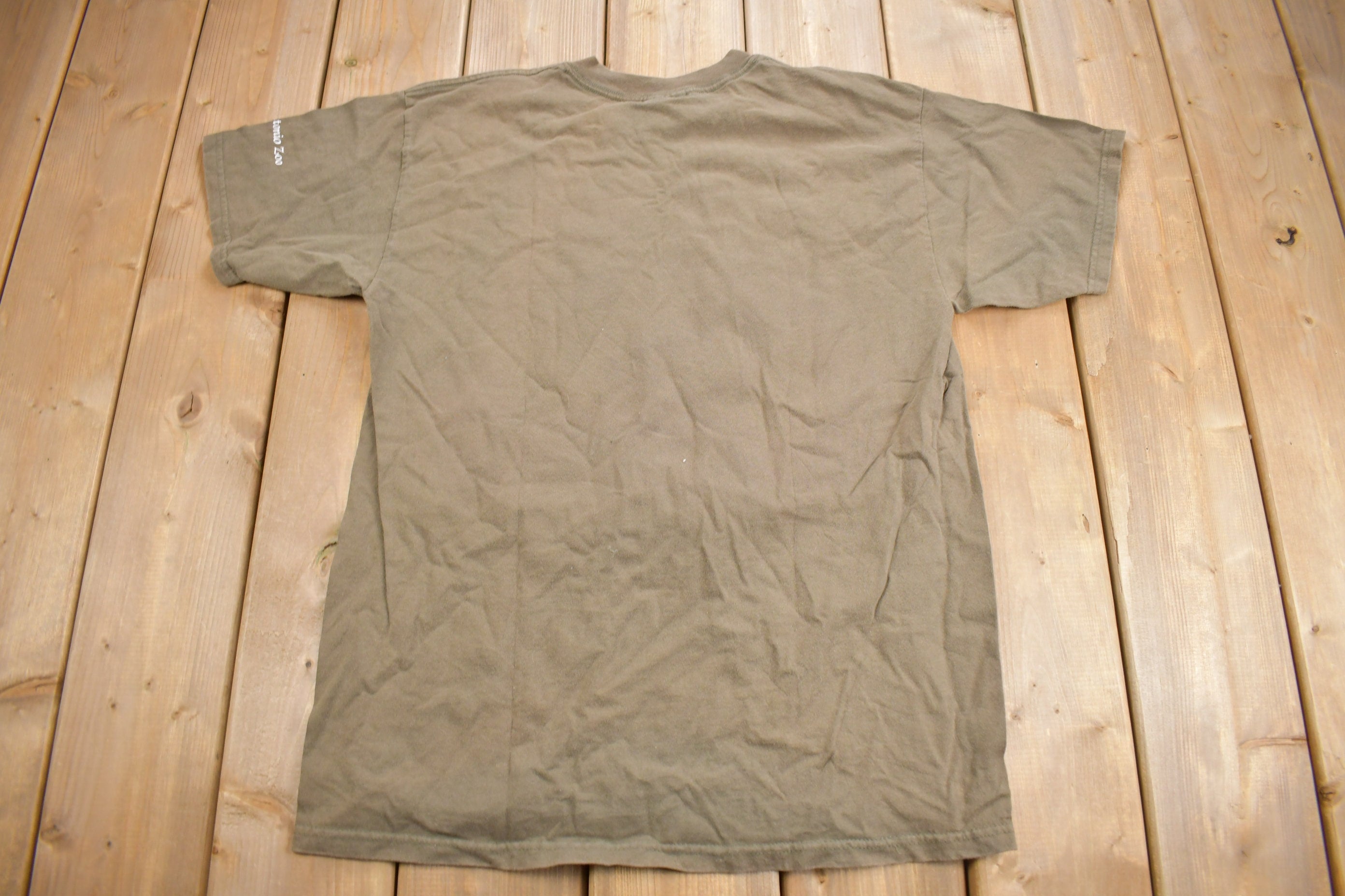 Vintage 1990s San Antonio Zoo Cat Graphic T-Shirt