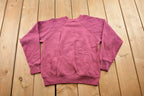 Vintage 1990s Embroidered Swan Theme Crewneck Sweater