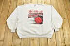 Vintage 1990's Monroe Trojans Highschool Basketball Crewneck
