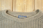 Vintage 1990s Woolrich Colour Block Horizontal Striped Knit Crewneck Sweater