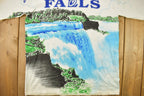 Vintage 1990s Niagara Falls All Over Print Souvenir T Shirt