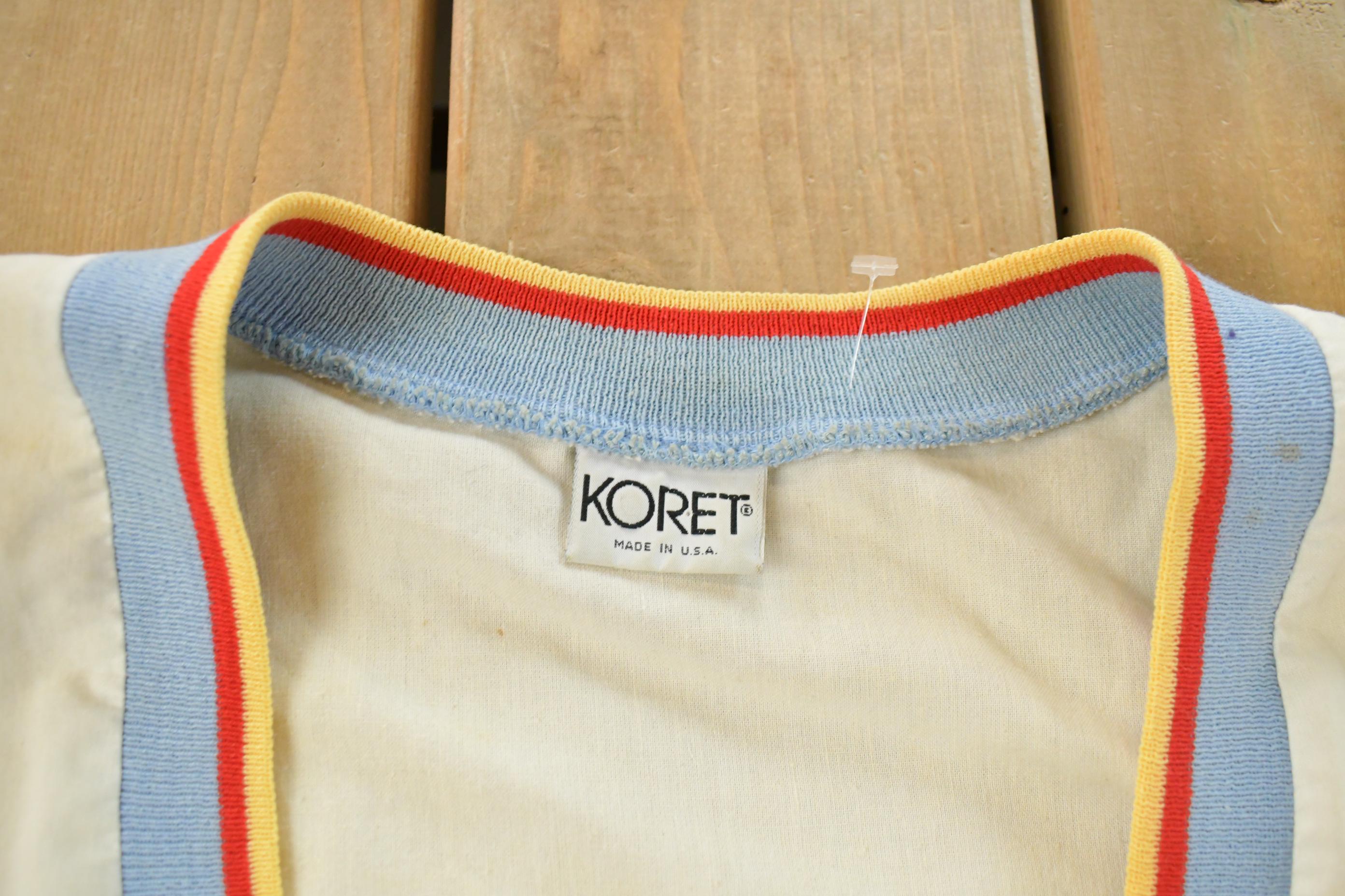 Vintage 1990s Koret Cardigan Shirt Women's XL / Vintage Cardigan / Button Up / Sweatshirt / Blank Cardigan