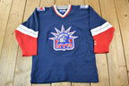 Vintage 1990s Starter New York Rangers Wayne Gretzky Jersey Youth Large