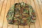 Vintage 2000 Camo Military Field Jacket Men's Large