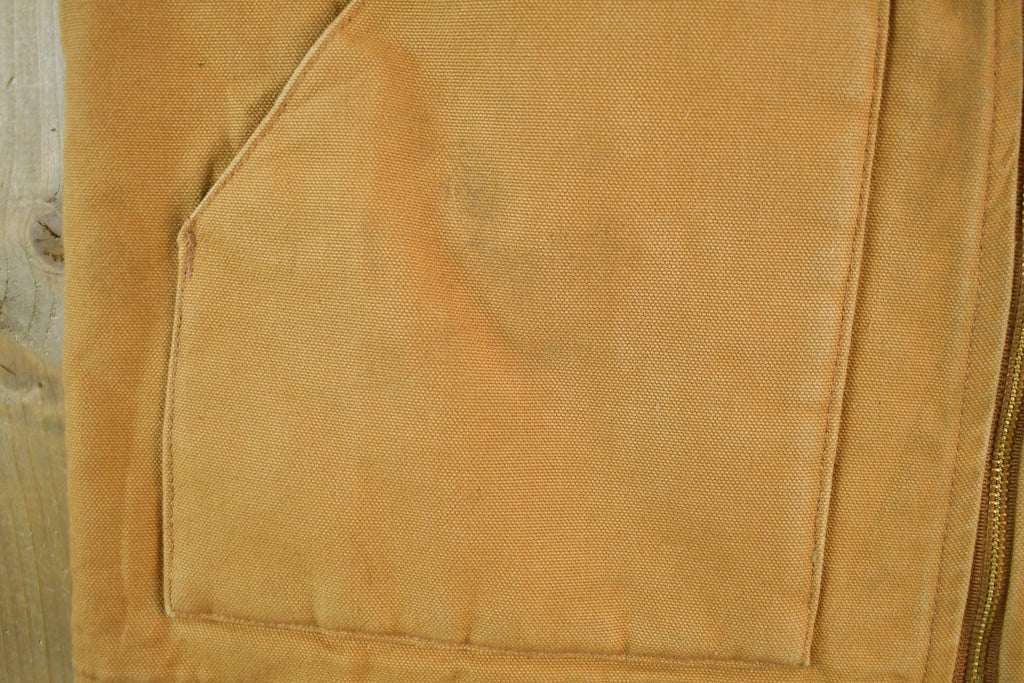 Vintage 1990s Carhartt Quilt Lined Jacket Vest Mens Large