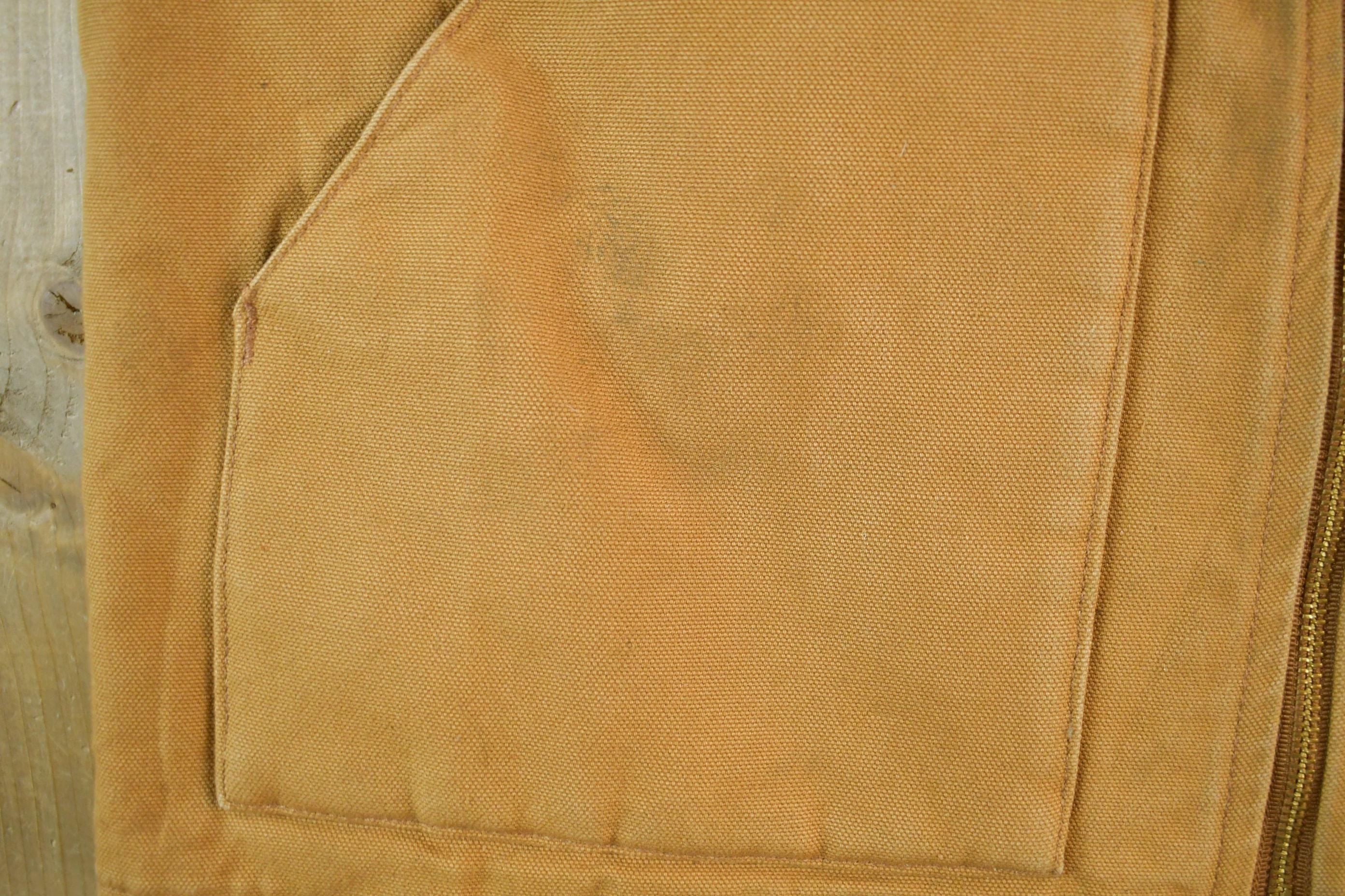 Vintage 1990s Carhartt Quilt Lined Jacket Vest Mens Large