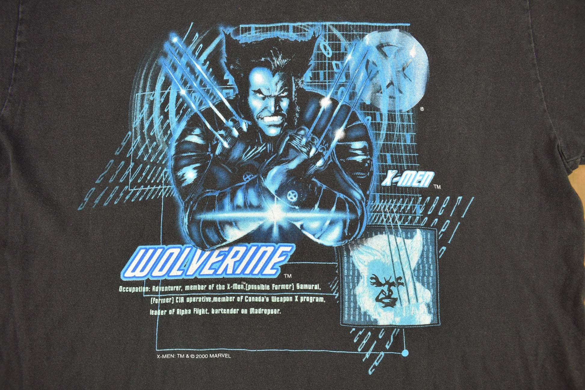 Vintage 2000 Wolverine X-Men Marvel Movie Promo T-shirt