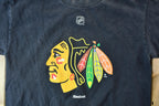 Vintage 1990s Reebok Chicago Blackhawks NHL Hockey Logo Graphic T-Shirt